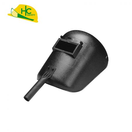Welding Helmet With Handle - A welding face shield protects against sparks, heat, and UV radiation.